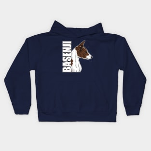 Basenji Brindled Kids Hoodie